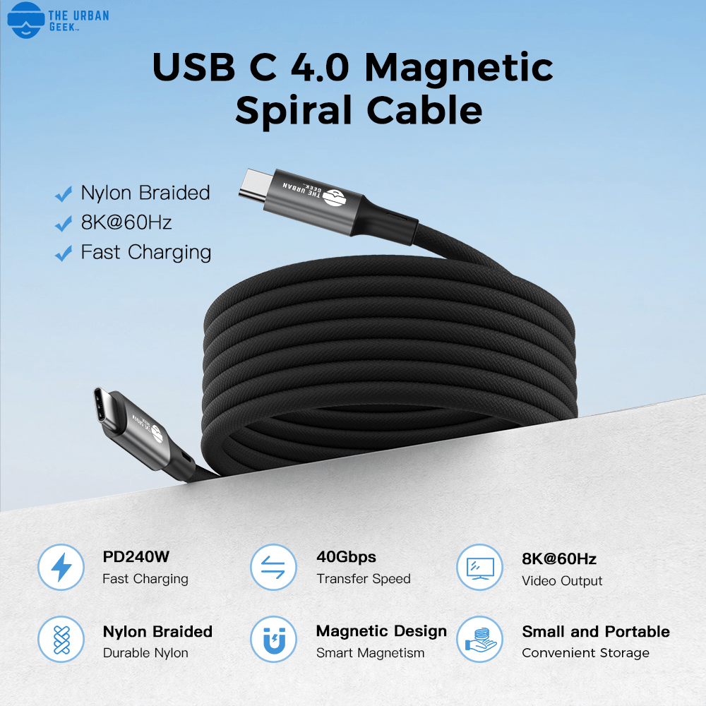 Link Pro 240W USB-C Fast Charging and Data Cable – 8K Video, 40Gbps