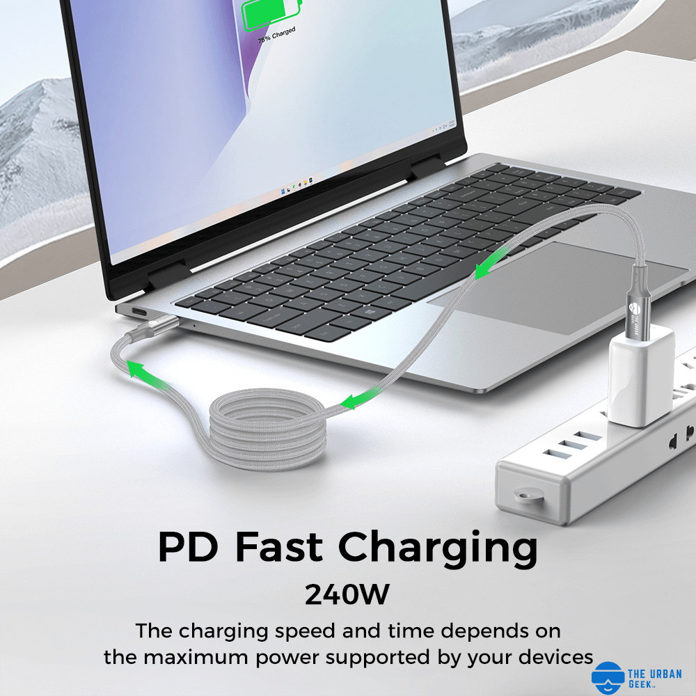 Link Pro 240W USB-C Fast Charging and Data Cable – 8K Video, 40Gbps
