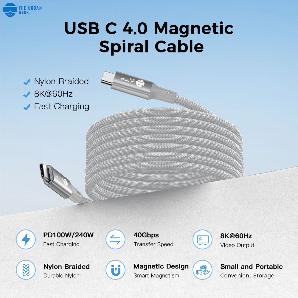 Link Pro 240W USB-C Fast Charging and Data Cable – 8K Video, 40Gbps