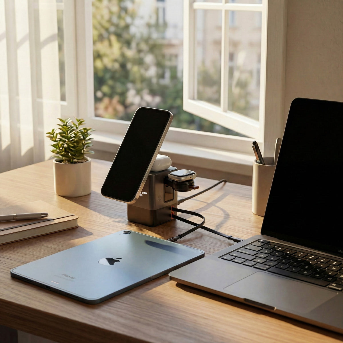FlexHub – 105W 6-in-1 Wireless Charging Station for Multiple Devices