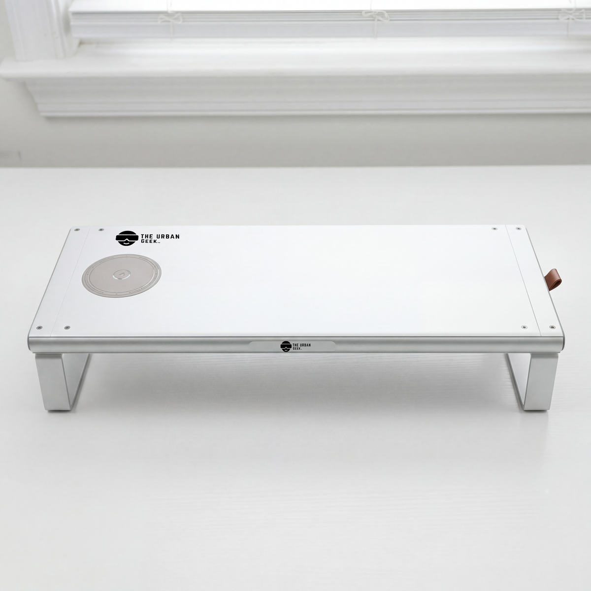 FlexRise 6-in-1 monitor riser docking station front view