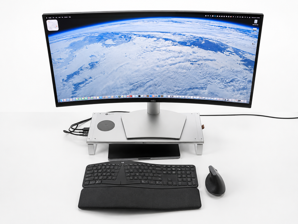 FlexRise 6-in-1 Monitor Riser Docking Station