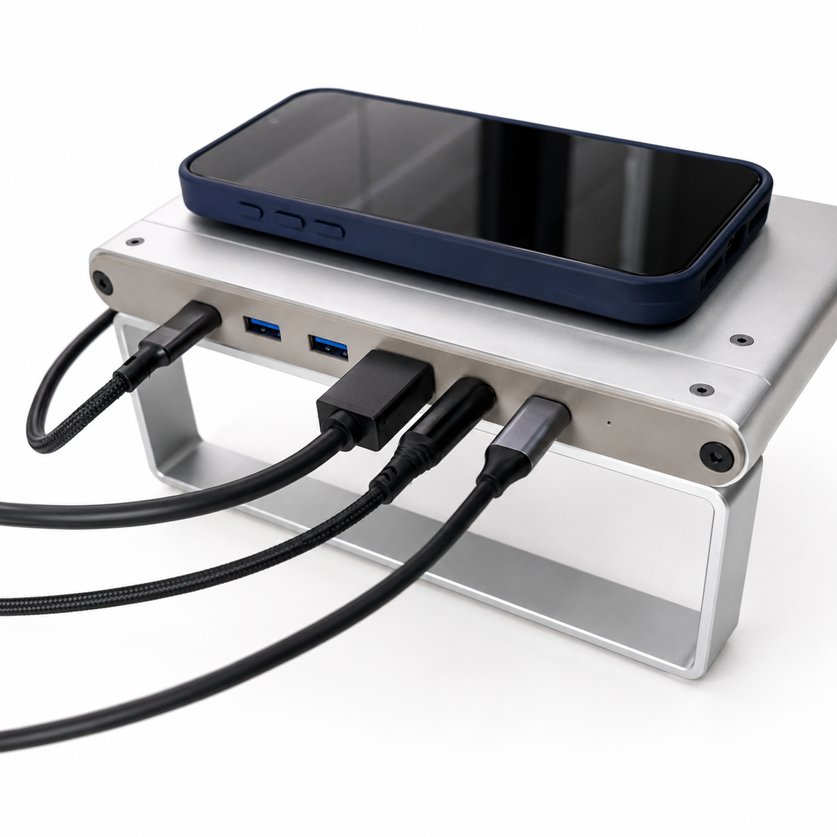 FlexRise 6-in-1 Monitor Riser Docking Station