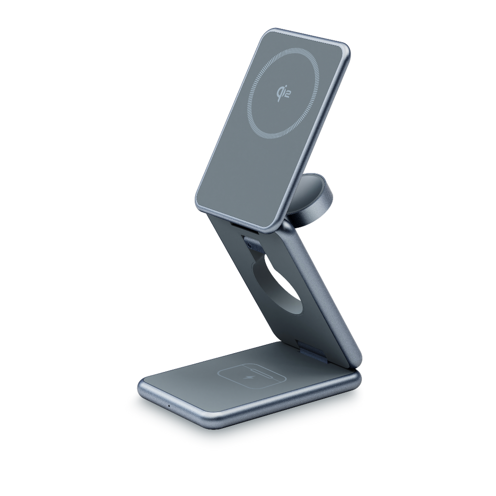 FlexCube Slim 3-in-1 Qi2 Wireless Charger for Samsung Galaxy