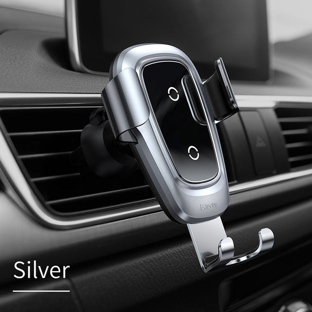 Qi Wireless Car Charging Air Vent Mount Phone Holder