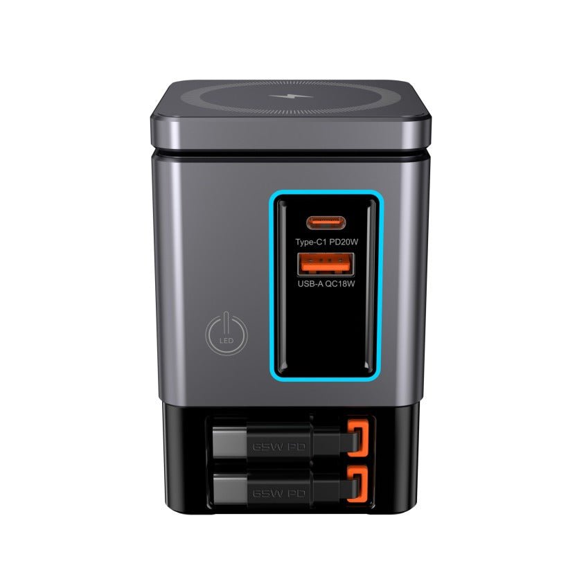 FlexHub – 105W 6-in-1 Wireless Charging Station for Multiple Devices